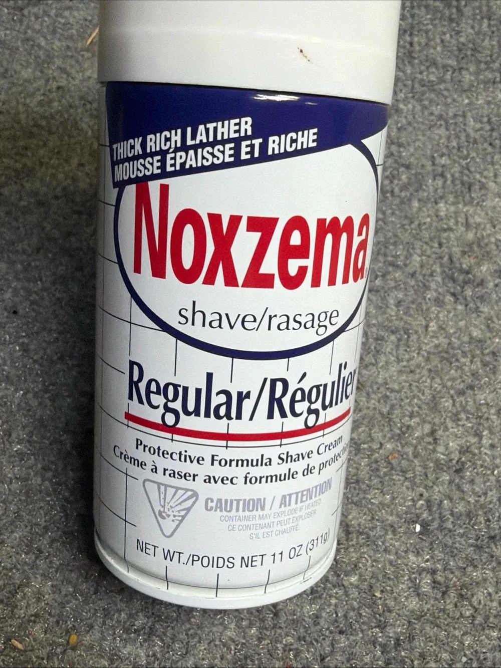 Noxzema Regular Discontinued Shave Cream Protective Formula 11 oz NEW IN THE CAN